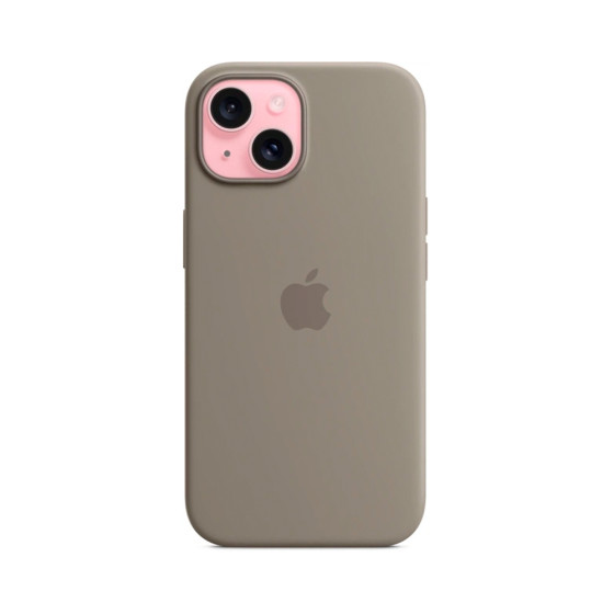 iPhone 15 Silicone Case with MagSafe - Clay (MT0Q3)