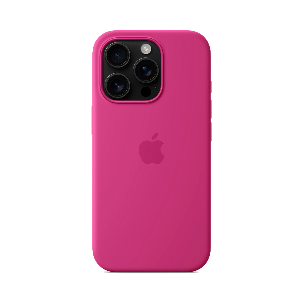 iPhone 16 Pro Max Silicone Case with MagSafe - Fuchsia (MYYX3)