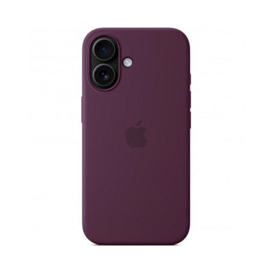 iPhone 16 Plus Silicone Case with MagSafe - Plum (MYYD3)