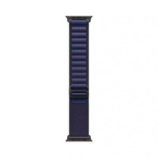 Apple Alpine Loop Band Small для Watch 49mm - Black Titanium Finish - Navy (MYPW3)