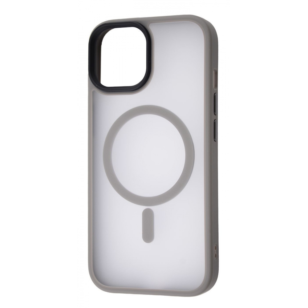 Чехол WAVE Matte Insane Case with Magnetic Ring iPhone 15 gray