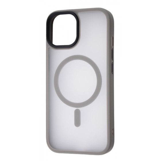 Чехол WAVE Matte Insane Case with Magnetic Ring iPhone 15 gray