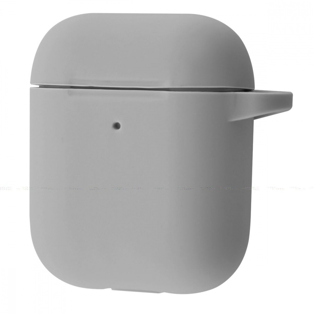 Чехол Silicone Case New для AirPods 1/2 gray