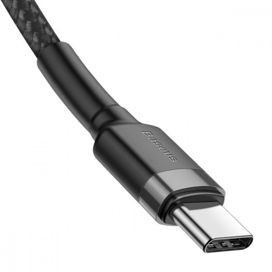 Кабель Baseus Cafule Flash Charging Type-C to Type-C PD 2.0 100W (2m) red/black