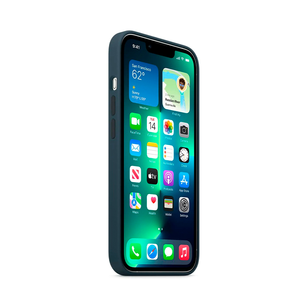 iPhone 13 Pro Silicone Case с MagSafe - Abyss Blue (MM2J3)