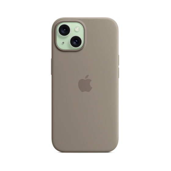 iPhone 15 Silicone Case with MagSafe - Clay (MT0Q3)