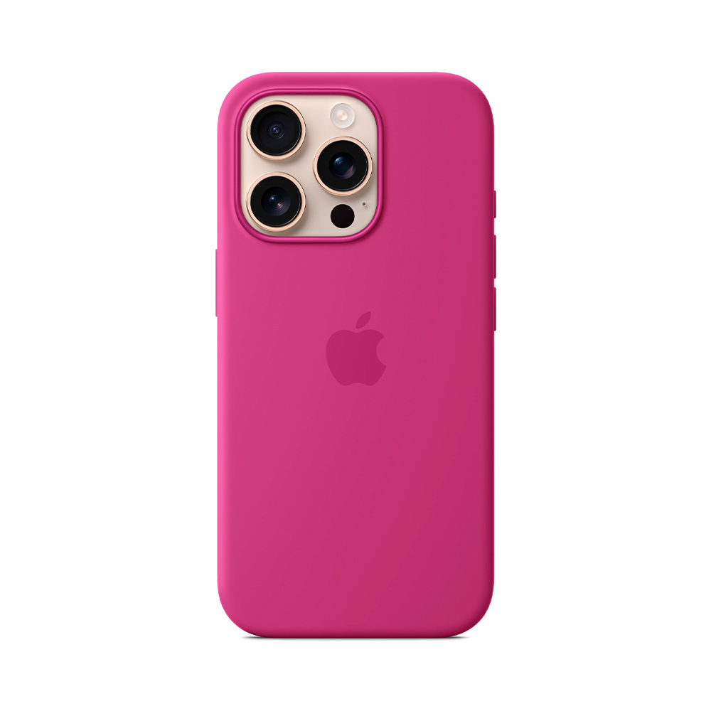 iPhone 16 Pro Max Silicone Case with MagSafe - Fuchsia (MYYX3)