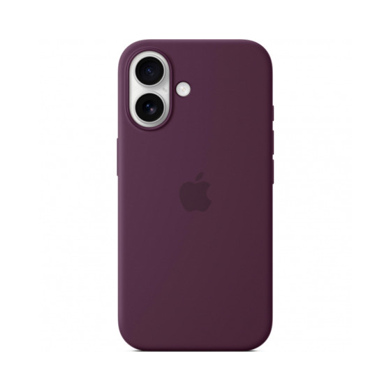 iPhone 16 Plus Silicone Case with MagSafe - Plum (MYYD3)