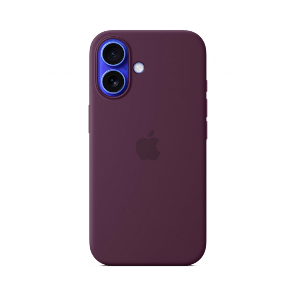iPhone 16 Plus Silicone Case with MagSafe - Plum (MYYD3)