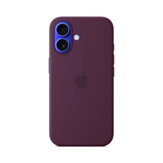 iPhone 16 Plus Silicone Case with MagSafe - Plum (MYYD3)