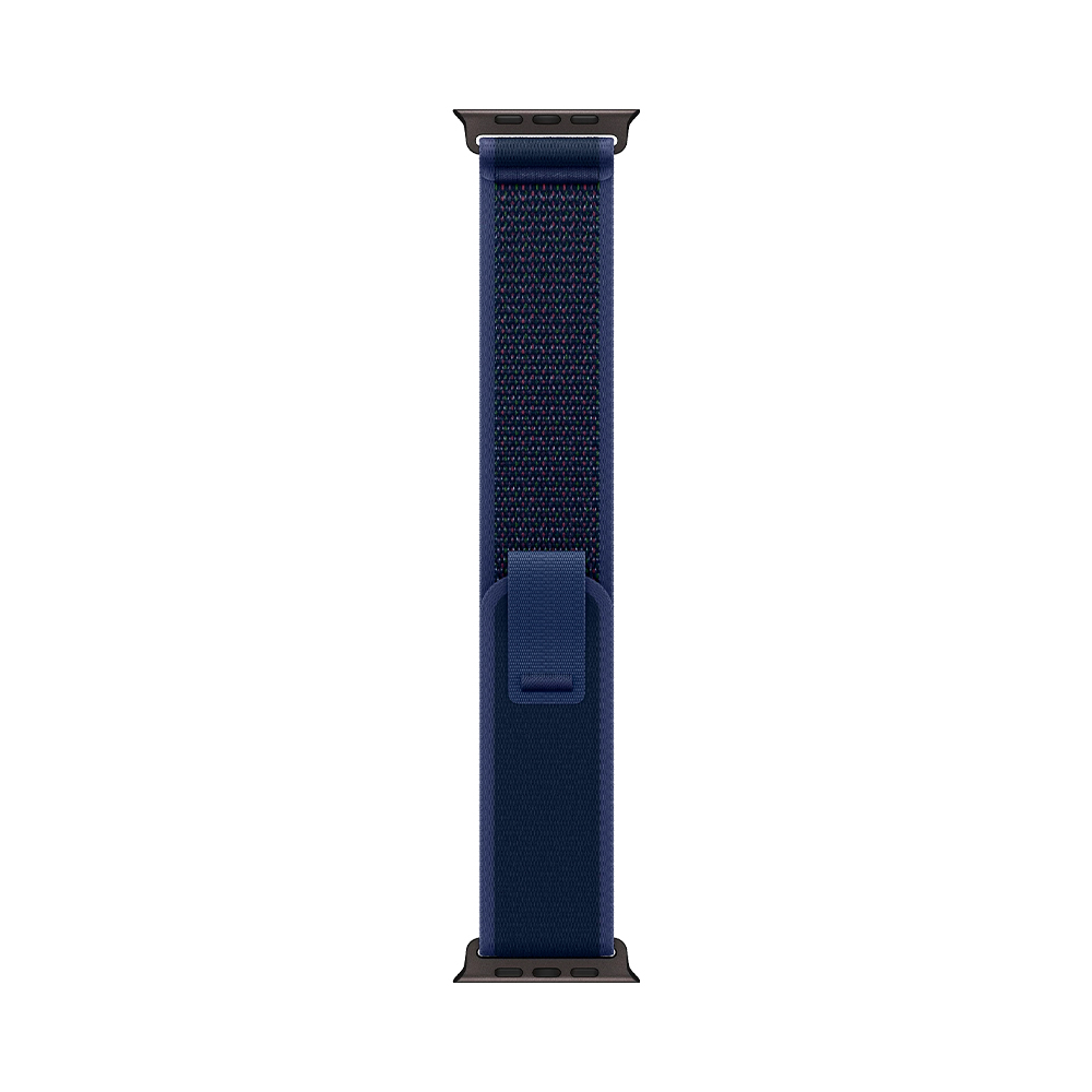 Apple Trail Loop Band S/M для Watch 49mm - Black Titanium Finish - Blue (MYQ73)