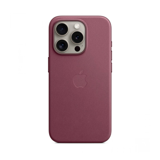 iPhone 15 Pro FineWoven Case with MagSafe - Mulberry (MT4L3)