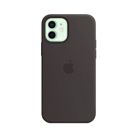iPhone 12/12 Pro Silicone Case with MagSafe - Black (MHL73)