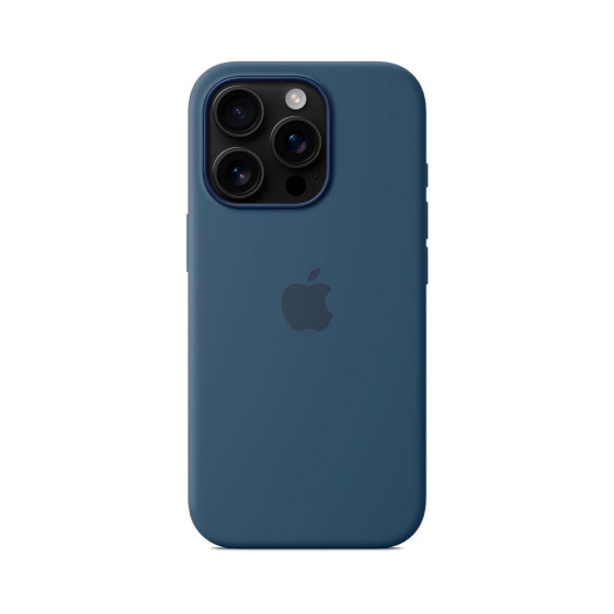iPhone 16 Pro Silicone Case with MagSafe - Denim (MYYK3)