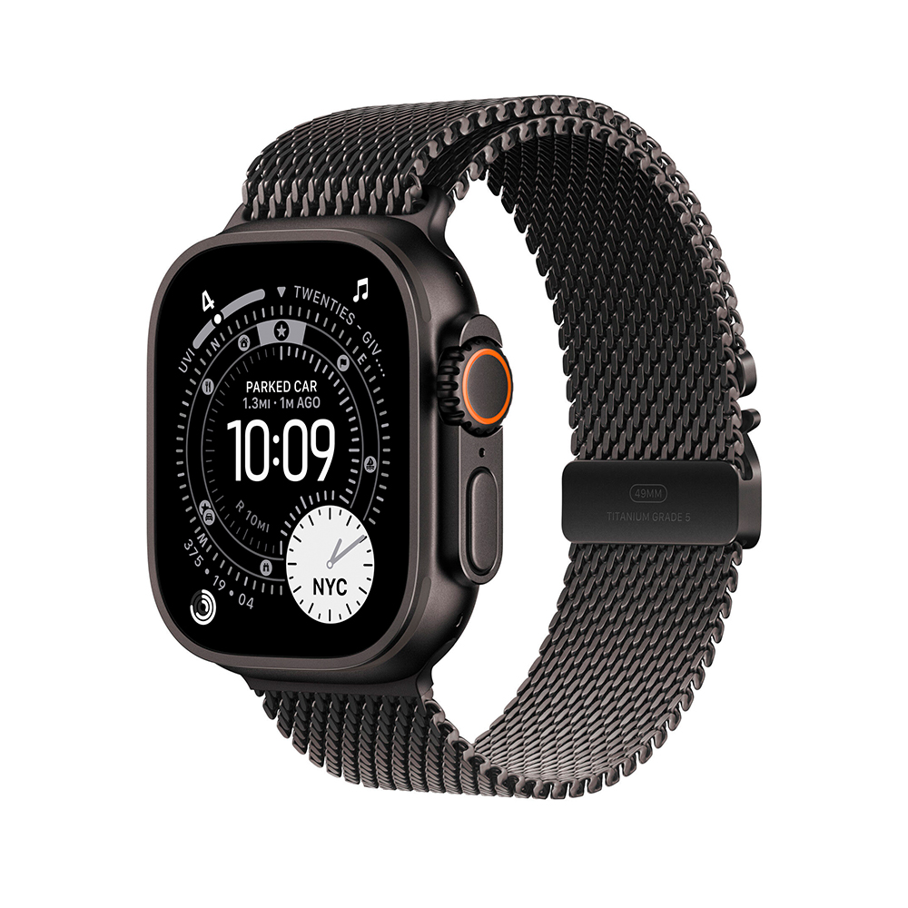 Apple Watch Milanese Loop Black Titanium 44/45/46/49mm - Small (MXKF3) open