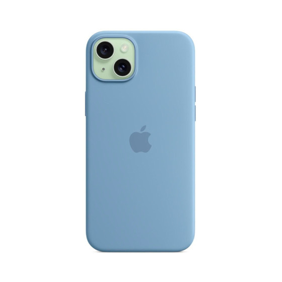 iPhone 15 Plus Silicone Case с MagSafe - Winter Blue (MT193)