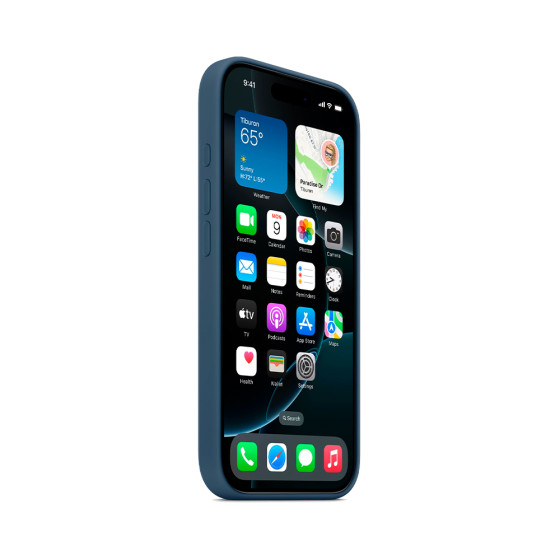iPhone 16 Pro Silicone Case with MagSafe - Denim (MYYK3)