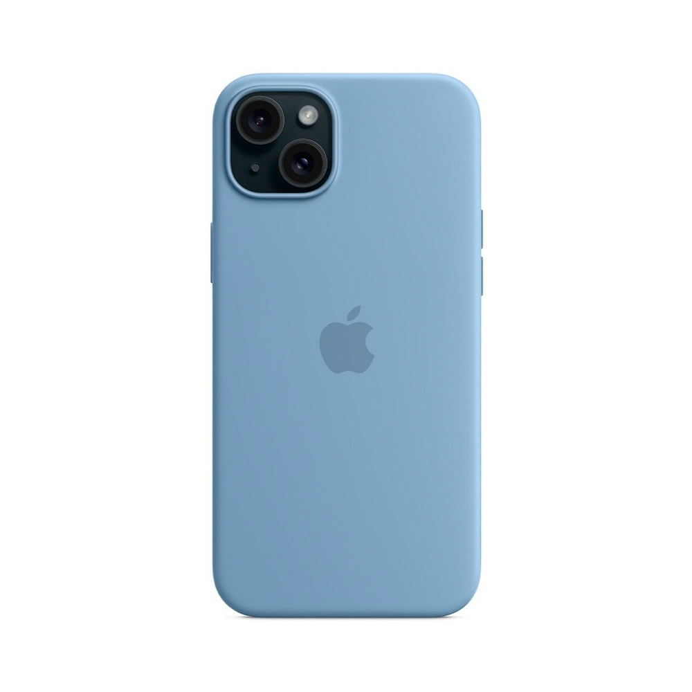 iPhone 15 Plus Silicone Case с MagSafe - Winter Blue (MT193)