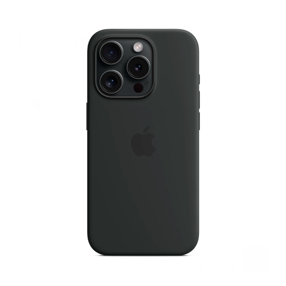 iPhone 15 Pro Silicone Case with MagSafe - Black (MT1A3)