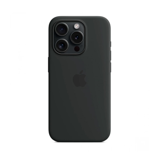 iPhone 15 Pro Silicone Case with MagSafe - Black (MT1A3)