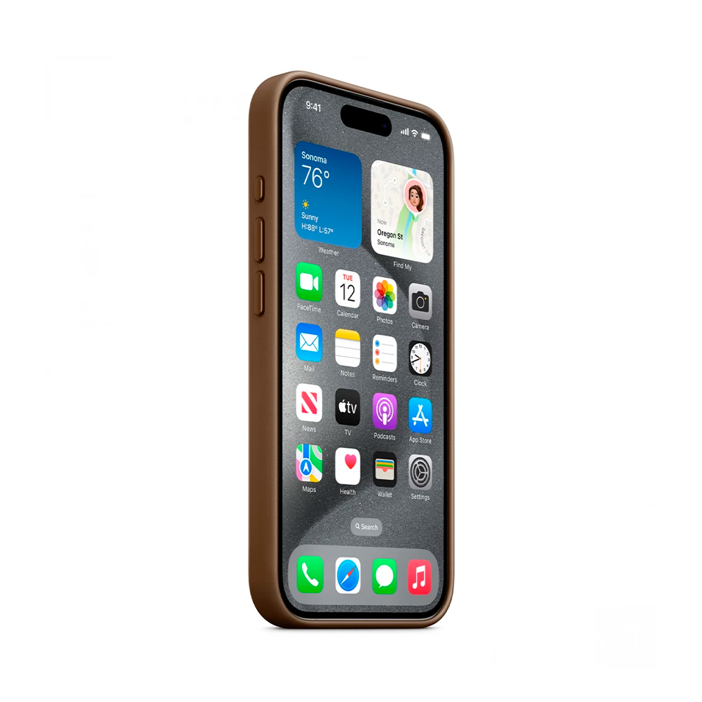 iPhone 15 Pro FineWoven Case with MagSafe - Taupe (MT4J3)