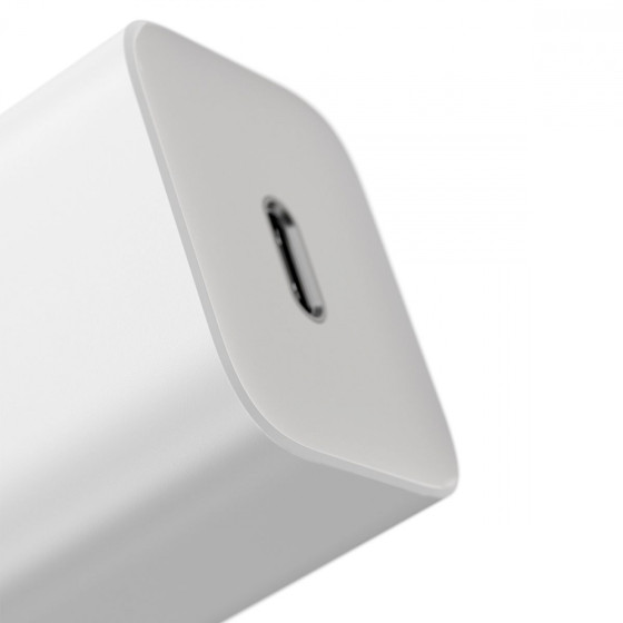 МЗП Baseus Super Silicone Quick Charger 20W (Type-C) + With Cable Type-C to Lightning black