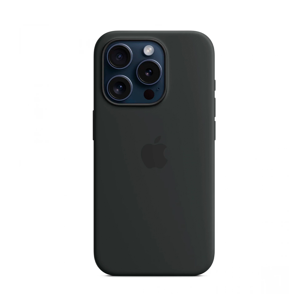 iPhone 15 Pro Silicone Case with MagSafe - Black (MT1A3)