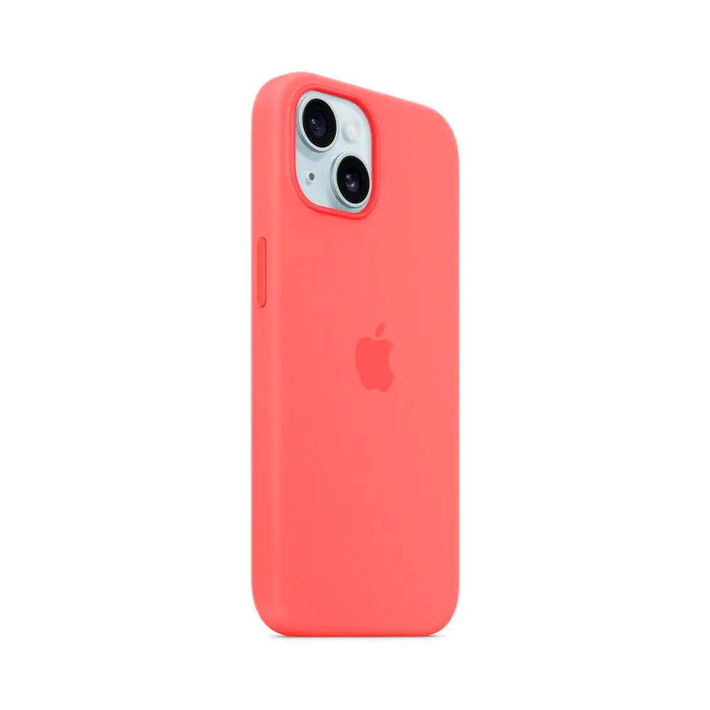 iPhone 15 Silicone Case with MagSafe - Guava (MT0V3)
