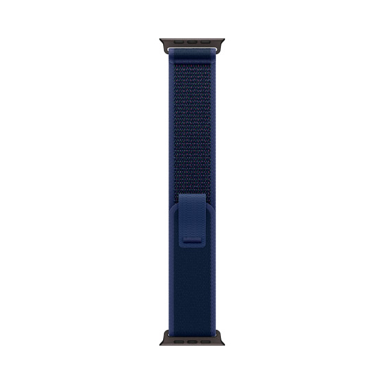 Apple Trail Loop Band M/L для Watch 49mm - Black Titanium Finish - Blue (MYQ83)