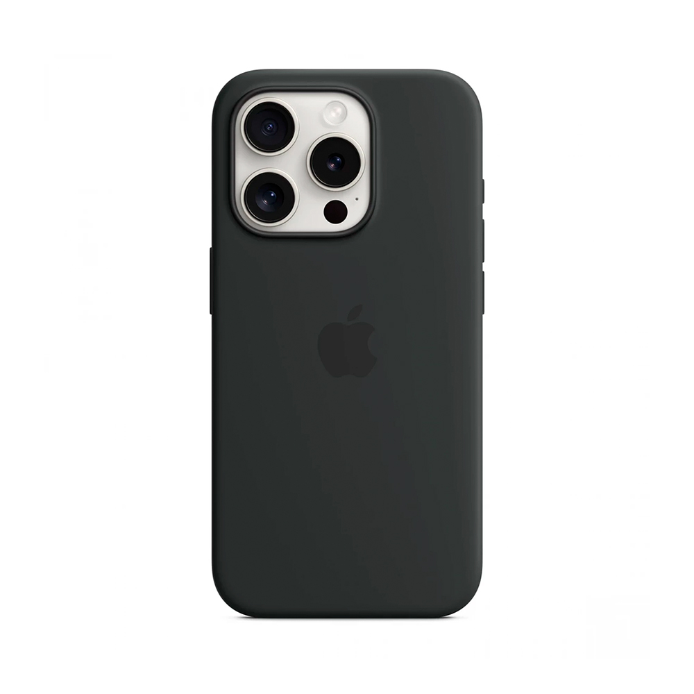 iPhone 15 Pro Silicone Case with MagSafe - Black (MT1A3)