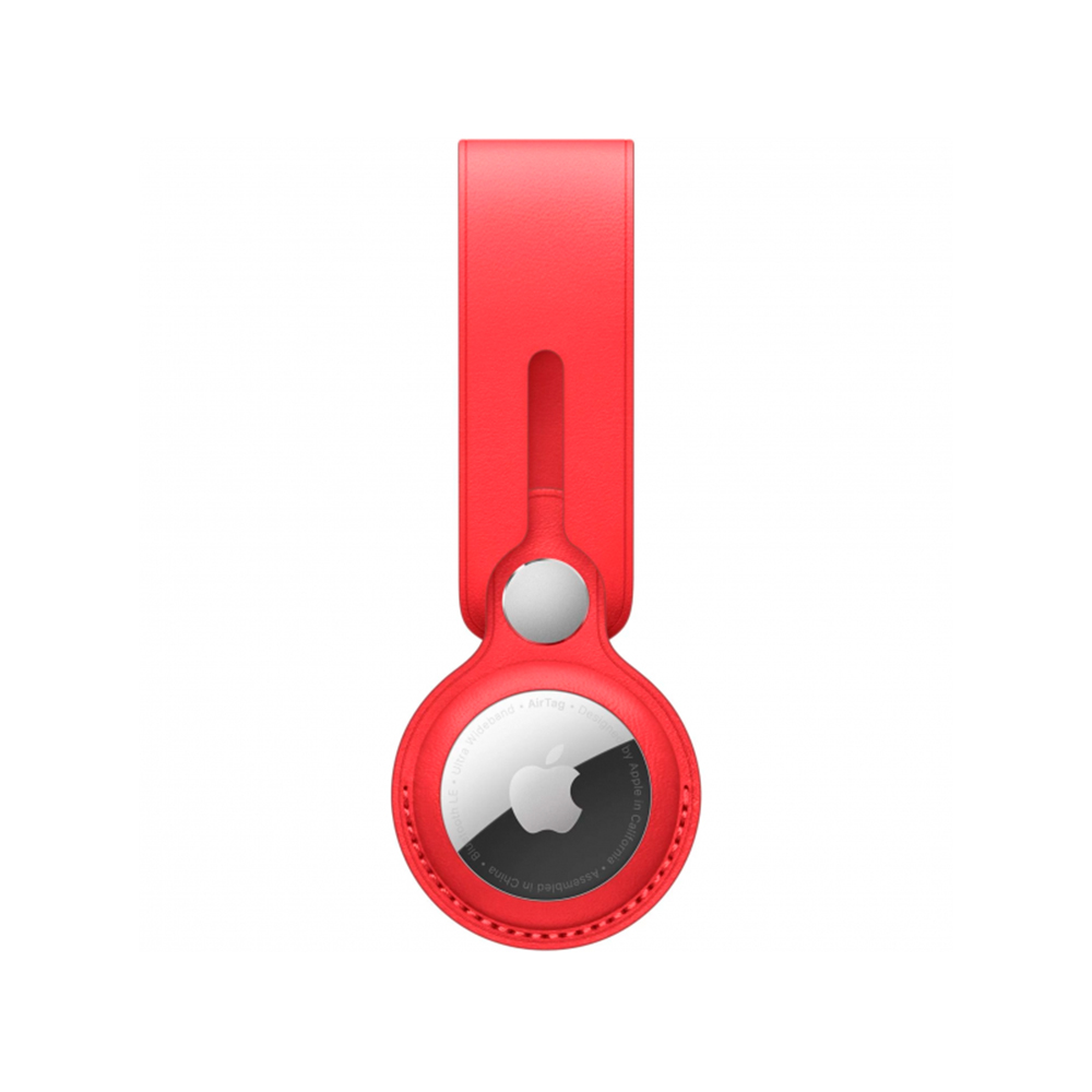 Apple AirTag Leather Loop Product Red (MK0V3)