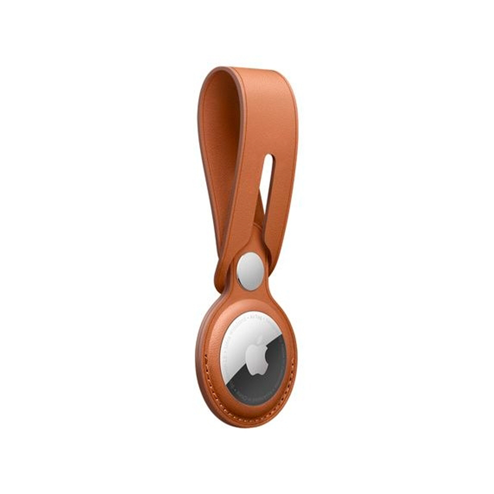 Apple AirTag Leather Loop Saddle Brown (MX4A2)