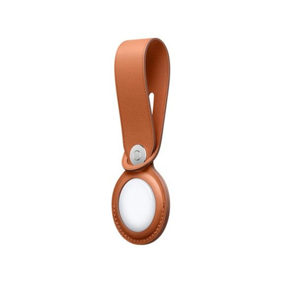 Apple AirTag Leather Loop Saddle Brown (MX4A2)
