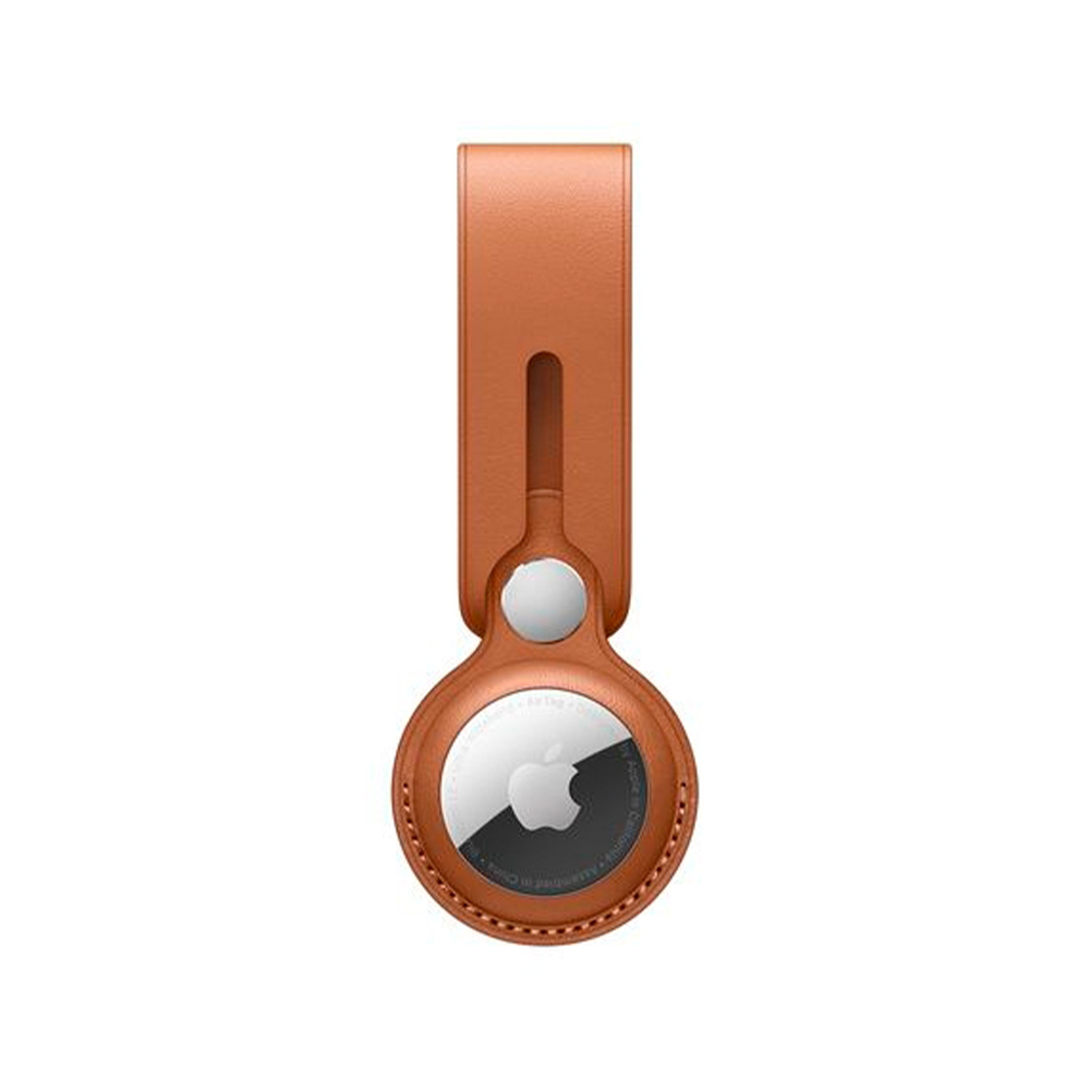 Apple AirTag Leather Loop Saddle Brown (MX4A2)