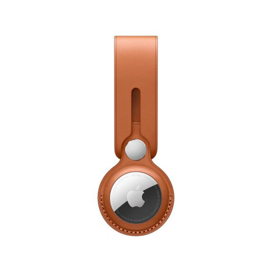 Apple AirTag Leather Loop Saddle Brown (MX4A2)