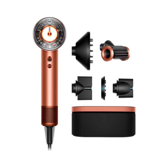 Dyson Supersonic HD16 Nural Hair Dryer Straight+Wavy - Amber Silk/Pink Champagne Limited Edition (143644-01) EU