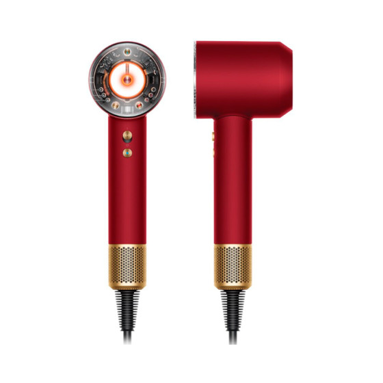 Dyson Supersonic HD16 Nural Straight+Wavy Red Velvet/Gold (493117-01) EU