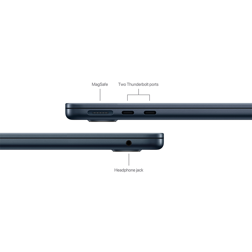 MacBook Air M3 15,3" 8CPU/10GPU/16GB/256GB Midnight 2024 (Z1BV0006K)