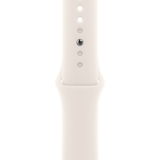 Apple Watch SE 3 GPS 44mm Starlight Alu. Case w. Starlight S. Band - M/L (MEHJ4)