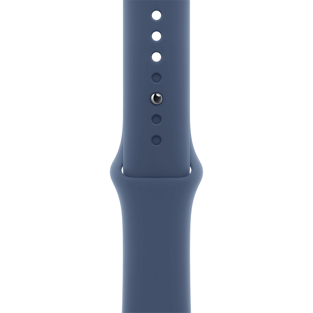 Apple Watch SE 2 GPS + Cellular 44mm Silver Aluminium Case w. Denim Sport Band - M/L (MXG53/MXGQ3)