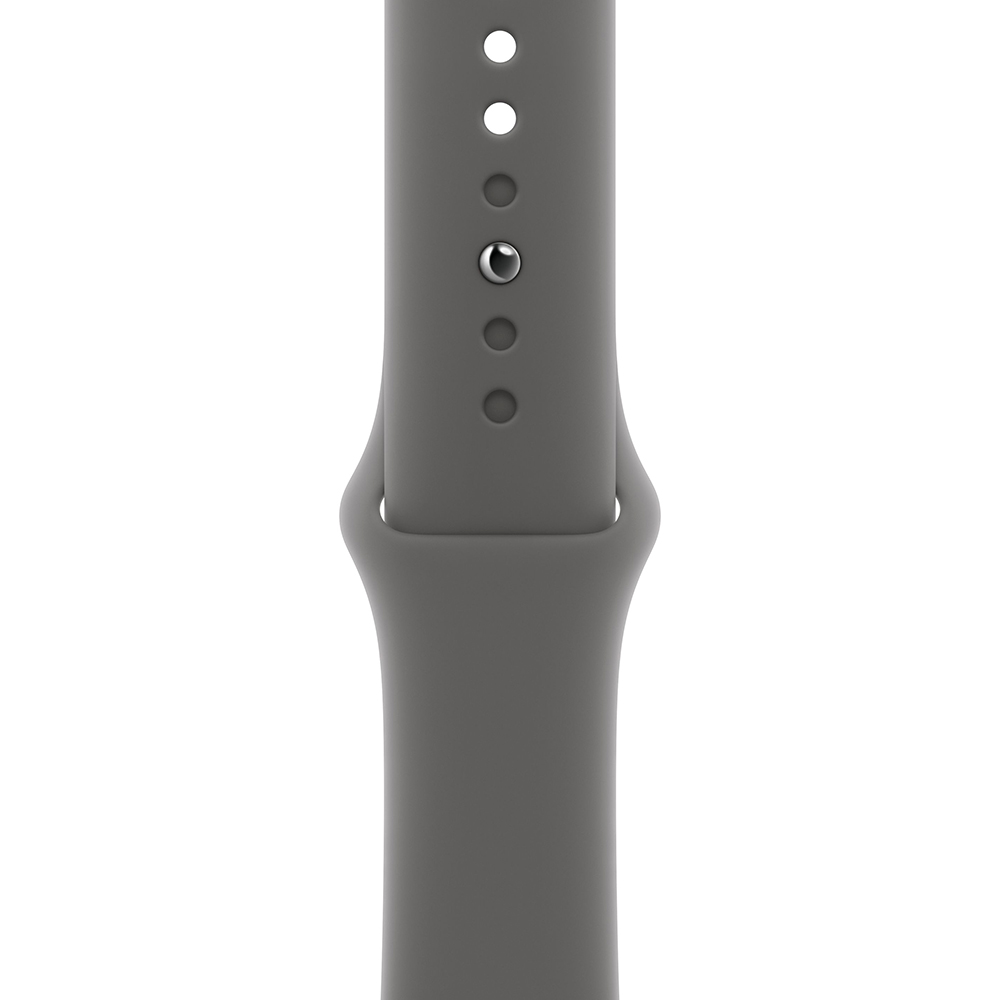 Apple Watch Series 10 GPS + Cellular 46mm Natural Titanium Case w. Stone Grey Sport Band - M/L (MWYA3)