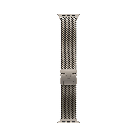 Apple Watch Ultra 3 GPS + Cellular 49mm Natural Tit. Case w. Natural Tit. Milanese Loop - Medium (MEWY4)