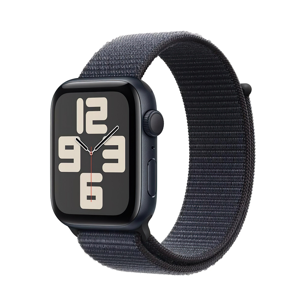 Apple Watch SE 2 GPS + Cellular 44mm Midnight Aluminium Case w. Ink Sport Loop (MXG33/MXGN3)