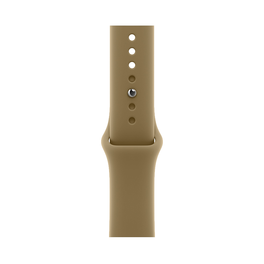 Apple Watch Series 12 GPS 46mm Dark Bronze Aluminum Case with Olive Sport Band - M/L (MJEU4)
