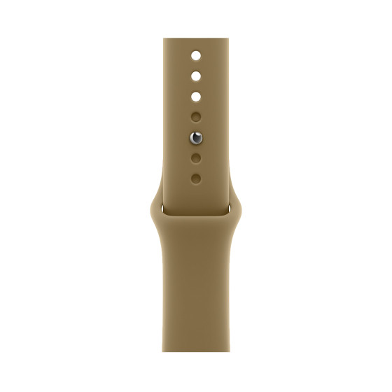 Apple Watch Series 12 GPS 46mm Dark Bronze Aluminum Case with Olive Sport Band - M/L (MJEU4)