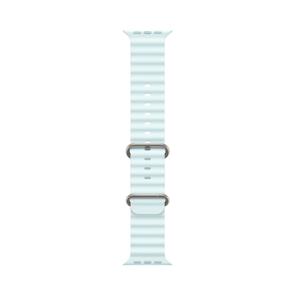 Apple Watch Ultra 2 GPS + Cellular 49mm Natural Titanium Case with Ice Blue Ocean Band (MXTF3)
