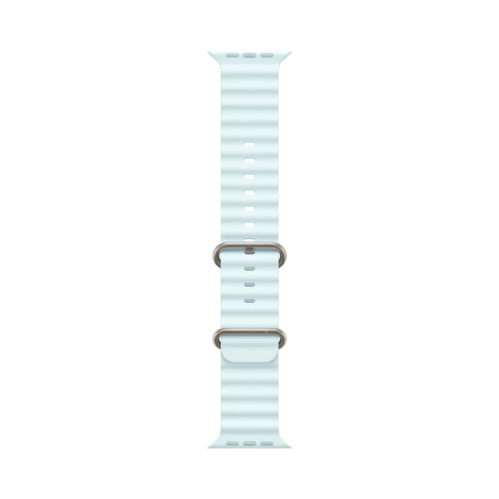 Apple Watch Ultra 2 GPS + Cellular 49mm Natural Titanium Case with Ice Blue Ocean Band (MXTF3)