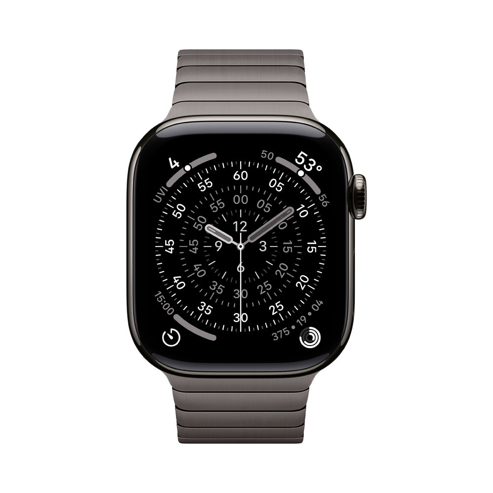 Apple Watch Series 11 GPS + Cellular 42mm Slate Tit. Case w. Slate Link Bracelet (MXMD3)