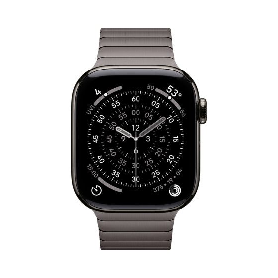Apple Watch Series 11 GPS + Cellular 42mm Slate Tit. Case w. Slate Link Bracelet (MXMD3)