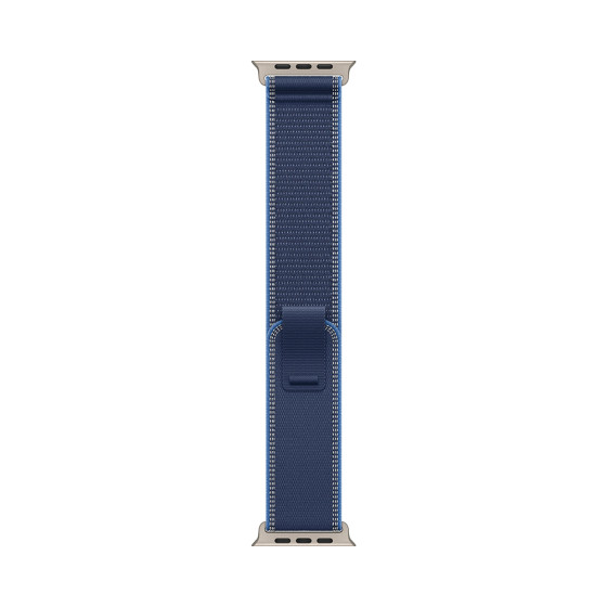 Apple Watch Ultra 3 GPS + Cellular 49mm Natural Tit. Case w. Blue/Bright Blue Trail Loop - M/L (MEWU4)